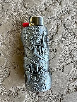 Amazon.com: Metal Lighter Case Cover Holder fits BIC Lighter